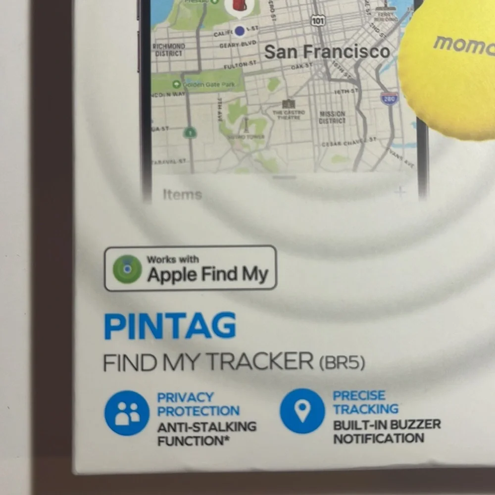 Tracker Tag, Lost Key Finder Works with Apple Find My (iOS Only)